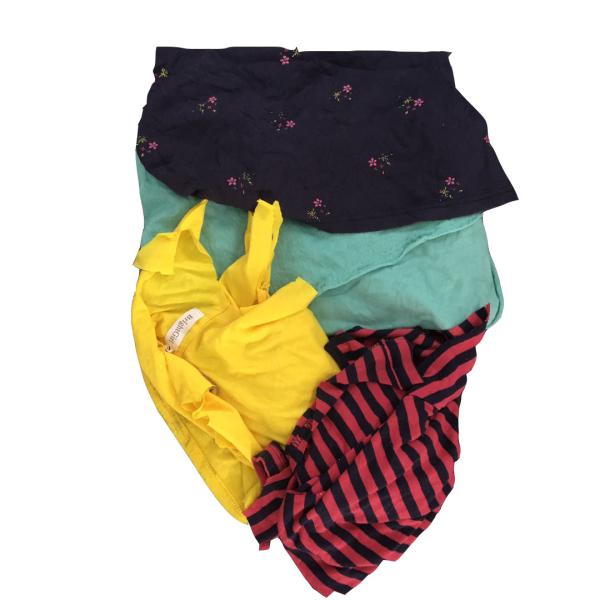 Wholesale Colored Mixing Wiping Machine Cloth all cotton Colored industrial cleaning cloth rags