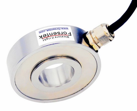 Hollow Type Bolt Fastening Clamping Load Cell 0-150kN Force Washer