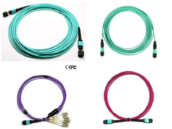 Industrial Fiber Optic Patch Cord Optical Fiber Network Cable With OFNP / OFNR Jacket