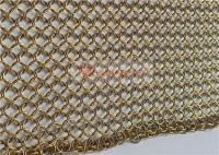 Tipo soldado telas de segurança de 0.8x7mm Ring Mesh Curtain Stainless Steel For