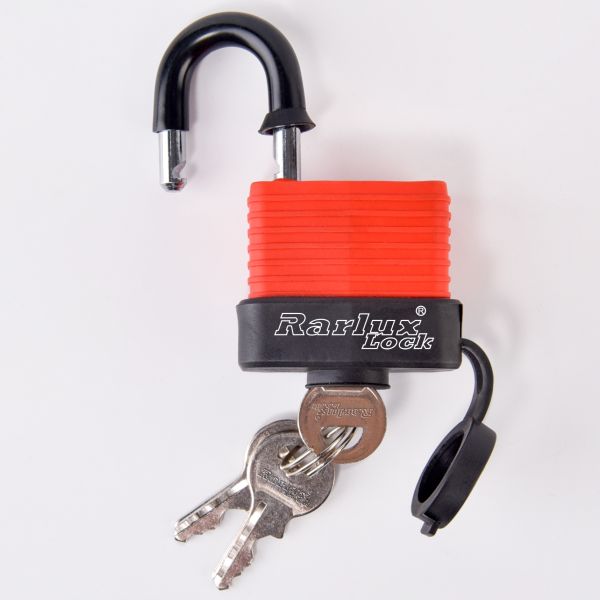 Rarlux Top Security Steel Padlock Plastic Shell Cover Waterproof Laminated Padlock