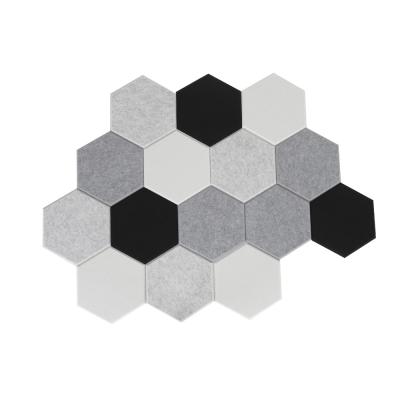 Fogo sextavado dos painéis acústicos do alto densidade 1000gsm 3800gsm - retardador
