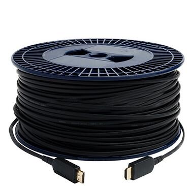 Cable HDMI delgado de fibra óptica HDMI 2.0 4K Ultra-HD SDI 12G AOC Cable HDMI de fibra óptica 4K Versión 2.0