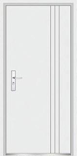 steel wood security armored door