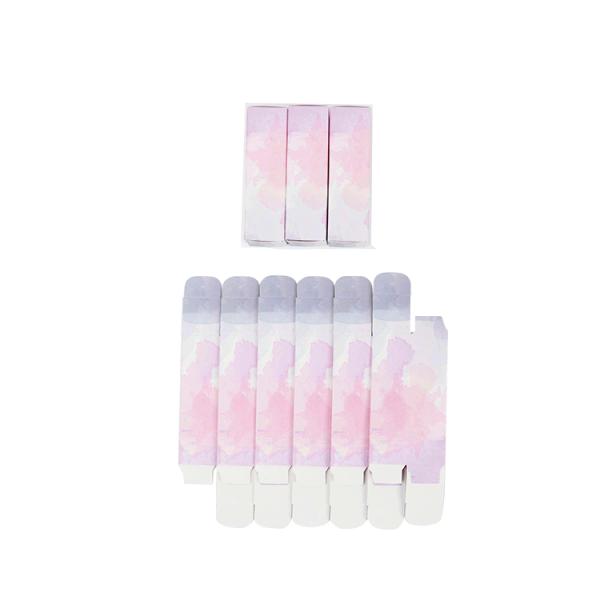 Logotipo personalizado Imprimido Tub End Kraft Paper Box para embalaje de lápiz labial cosmético Gloss labial