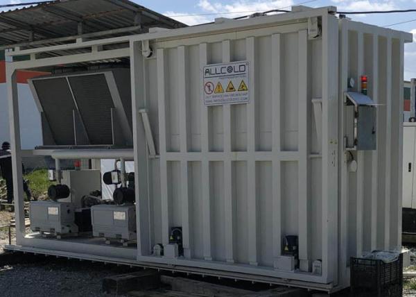 refroidisseurs R404A R407C de vide de contrôle de PLC de l'acier inoxydable 500kg