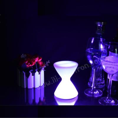Mini Hourglass shape plastic Decorative led Table Lamp
