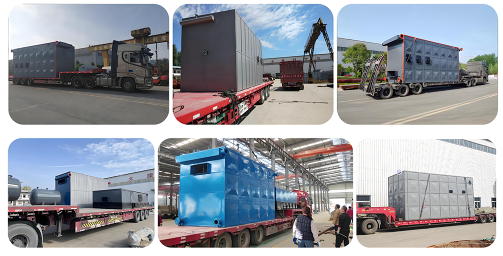Energy Saving Biomass Thermal Oil Boiler Horizontal Wood Chip Biomass Boiler