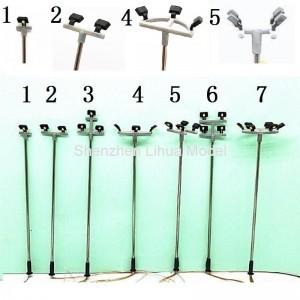 1:87  steel stadium lamp, 1:100 steel stadium lamp,HO light,HO stadium lamppost,steel stadium lights