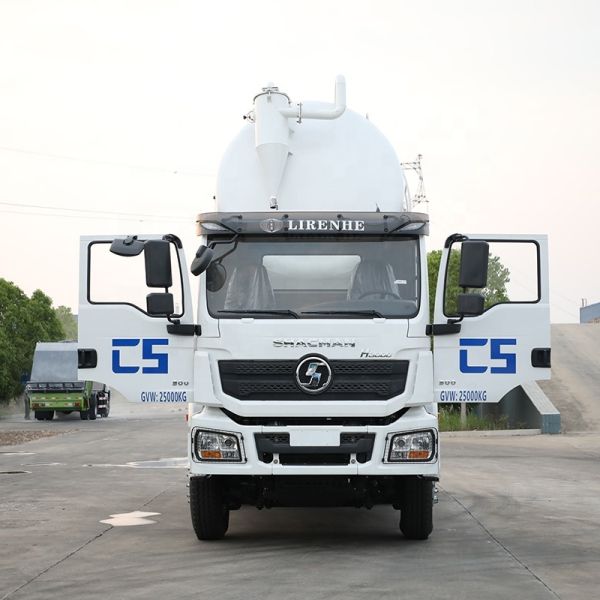Shacman H3000 6x4 18M3 20M3 Sewage Suction Truck White 300Hp Euro 2 25T Dust Suction Truck