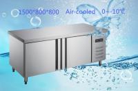 240V 2 puertas congelador de bajo el mostrador 350L Función múltiple Función estable