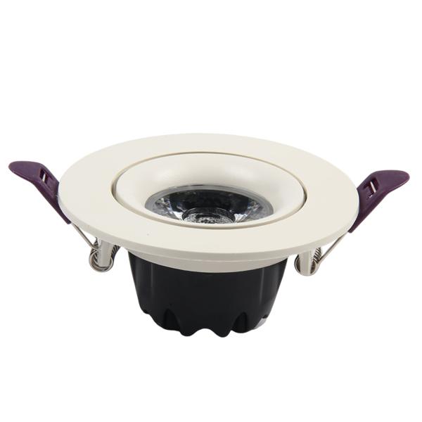 Ip65 Cob Fireproof LED Recessed Downlight 5W 7W 12W 18W CRI 80