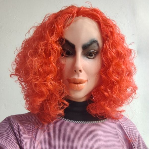 Latex Fantasy Mask for Theatrical Use - One Size Fits Most and Lightweight at 280g