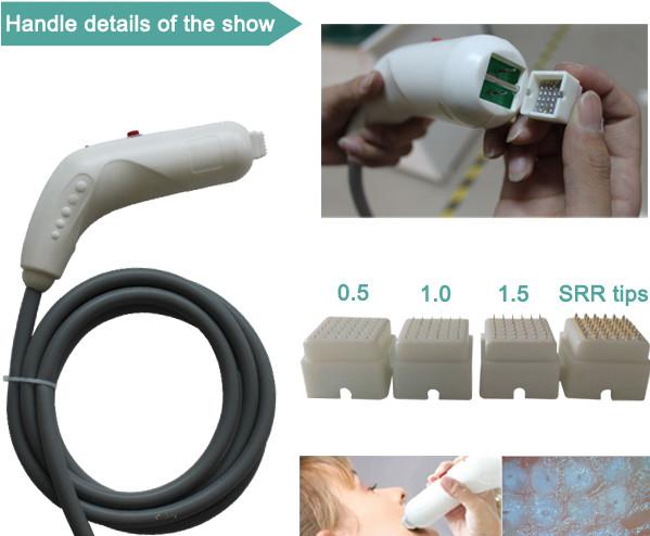 2MHz 50W RF Skin Tightening Machine , Fractional RF For Anti-aging And Skin Tightening