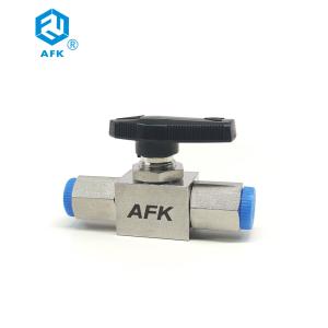 Válvula de bola de alta pressão 1/4" de 3000PSI BSPT linha interna do NPT AFK