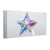 P8 Adhésif Adhésif Affichage LED transparent 3 mm épaisseur 3,5 kg par panneau Mur en verre incurvé