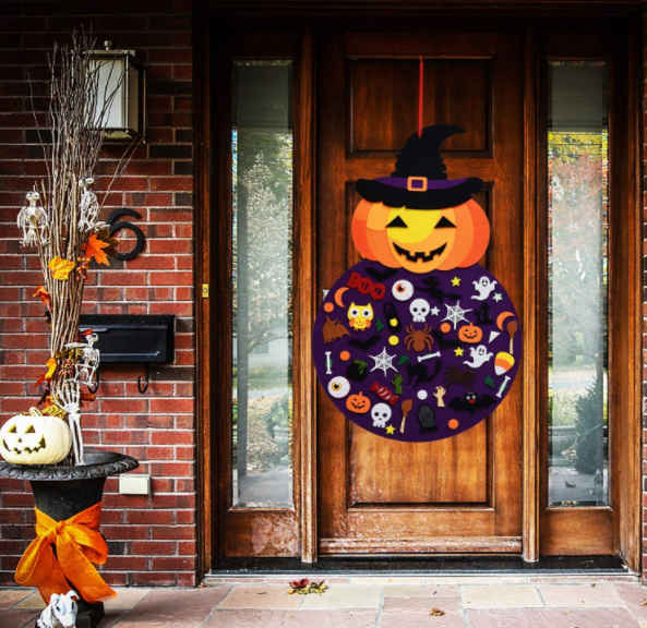 Indoors Adhesive Ornaments Crafts Odm Felt Holiday Decorations