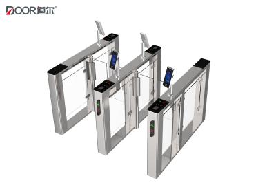 Torniquete facial Sus304 1100mm do reconhecimento do canal Rs485 largo de alta velocidade