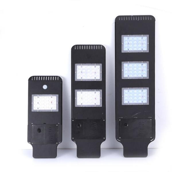 ABS Super Bright 60w Solar Led Street Light IP65 Solar Sensor Street Light