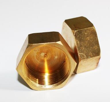 Hardware Custom Brass Heavy Hex Nuts CNC Cap Nut 6h Tolerance ISO4762