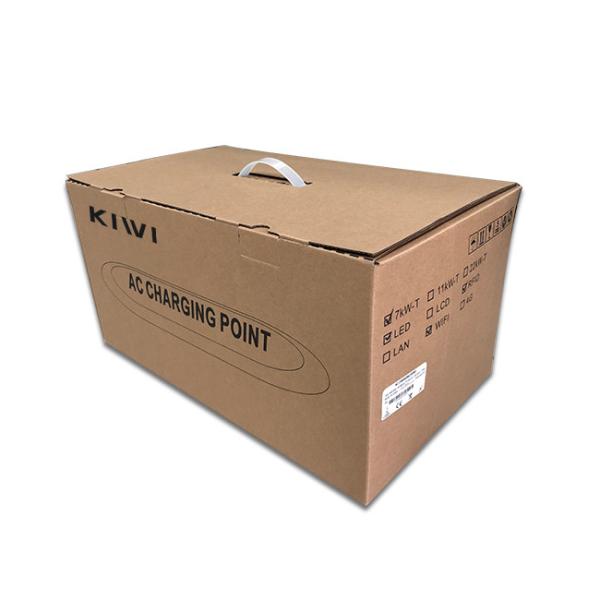 Corrente de entrada 0-32A Wallbox Tipo 2 Três fases 32A Estação de carregamento de carros elétricos 7KW