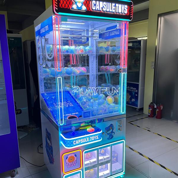 Machine à griffes de prise de balles personnalisable en usine, distributeur automatique à pièces, machine à cadeaux à capsules