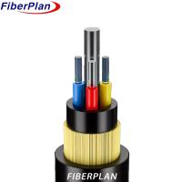 Cable de fibra óptica ADSS exterior 4 km por tambor Modo único 12 24 48 144 núcleos