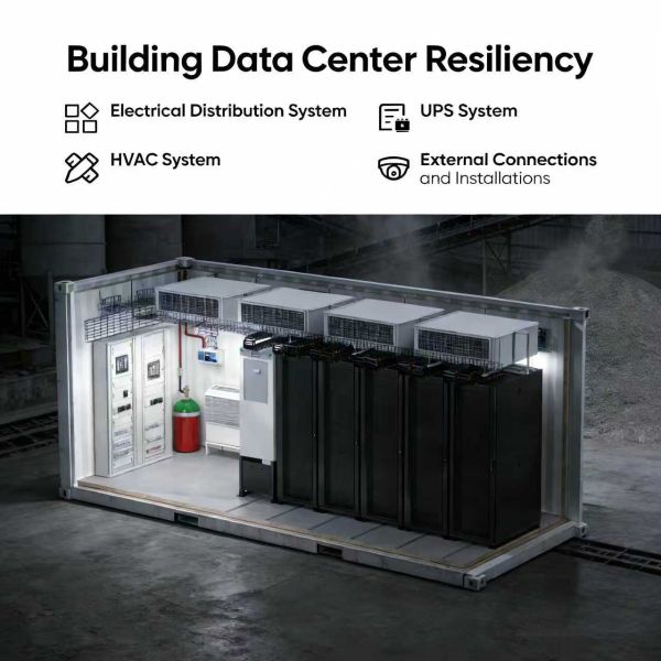 Schneider APC EcoStruxure AI Modular Data Center 38kW 5 Rack 400V Prefabricated Containerized IT Solution