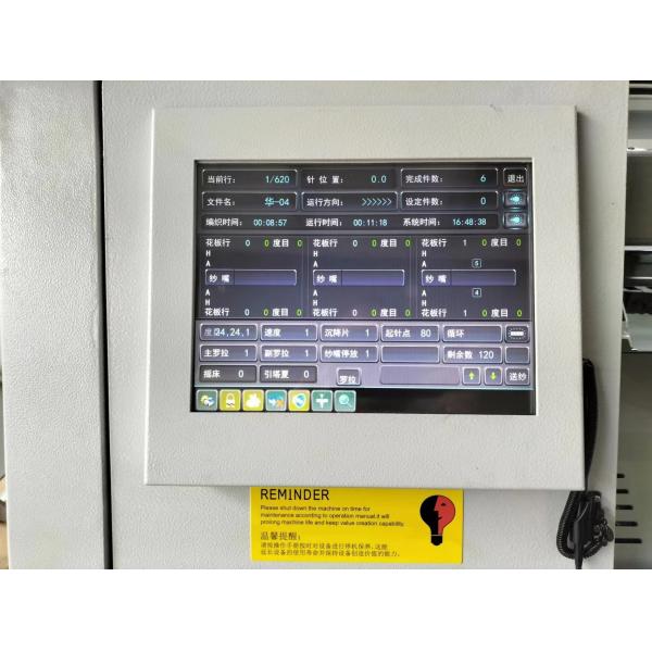 3 System 14gg Shoes Upper Knitting Machine With 36inch 2350*950*1700mm with Materials