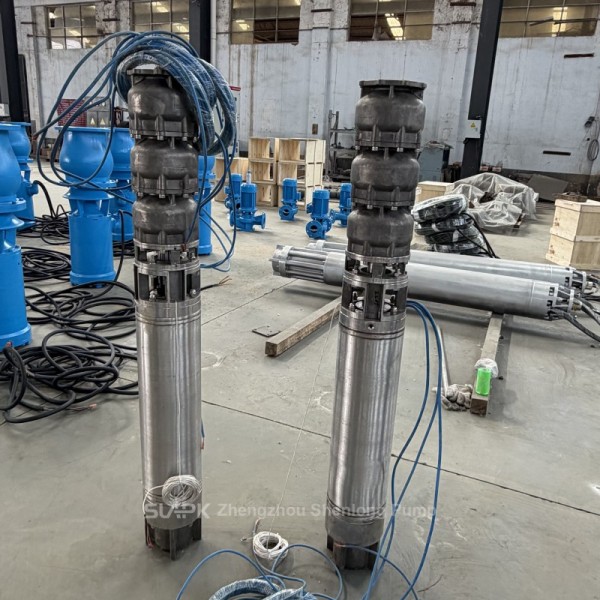 Stainless Steel Submersible Well Pump with 252 m³/h Flow Rate, 170 m Head, and 185 kW Power