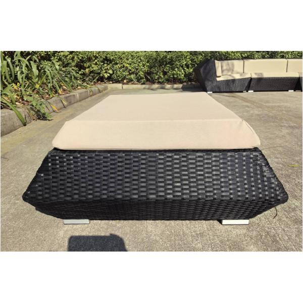 Terrace Furniture Seat Lounge Outdoor Black Rattan Wicker Sofa Luxury Garden Furniture Outdoor Sofas Patio Furniture Set YS8000