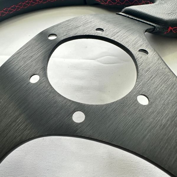 14Inch Track Racing Steering Wheels Flat Microfiber Leather Car Drift PC Game PCD 6x70mm