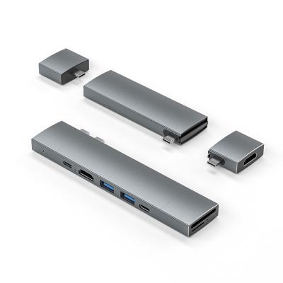 8 en 2 MultiPort HUB HDMI double pour le MacBook Air Pro