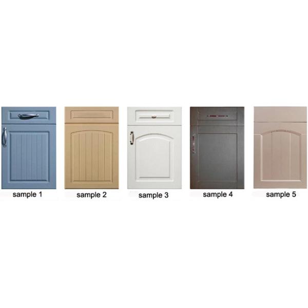 Shaker Style Kitchen Cabinet Doors Oak Wood Grain , Replacement Cupboard Doors