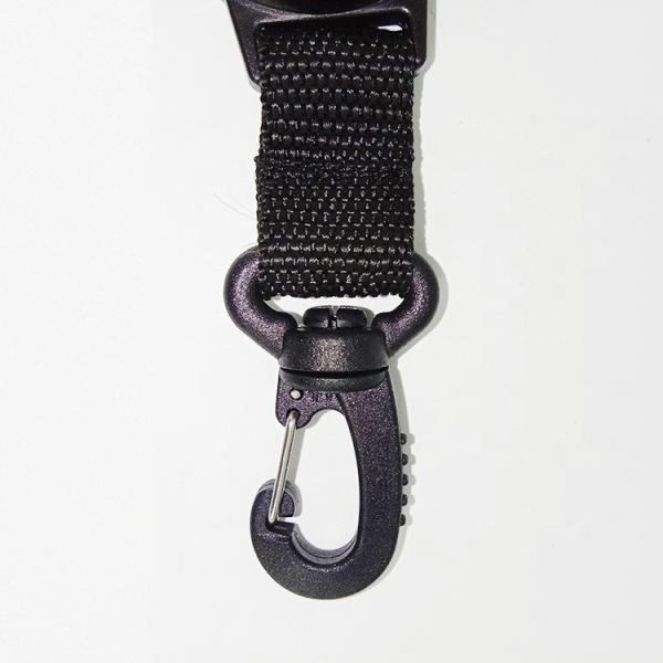 Plastic Scuba Diving Accessories , Swivel Clip Retractable Holder Easy Use