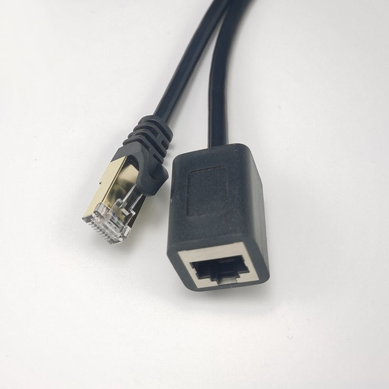 мужчина гибкого провода RJ45 кабеля Cat5e сети длины 28AWG CAT5 50m к женщине