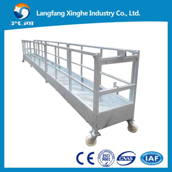 hot galvanized / aluminum Motion Suspended Gondola Platforms, Swing Stage
