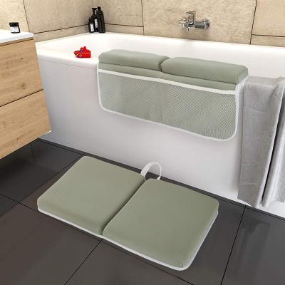 Neoprene Baby Bath Kneeler Elbow Rest Pad Set For Knee / Arm Support Bathtub