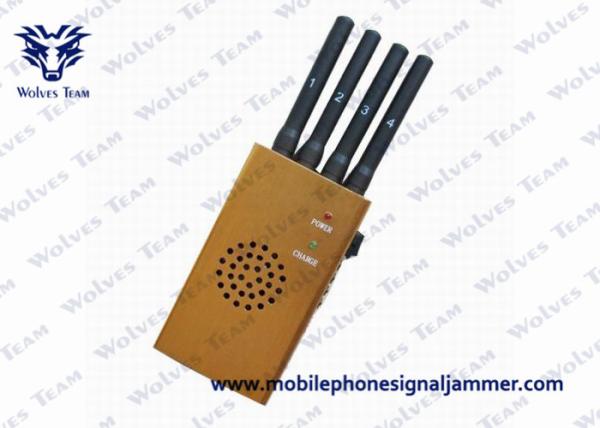 Portable GPS High Power Cell Phone Jammer CDMA GSM DCS PCS 3G L110 x W62 x H30 mm