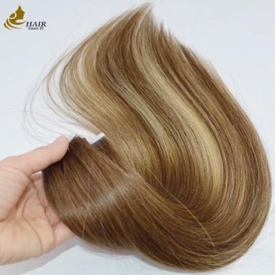 Popular Skin Weft Straight 100% Remy Human Hair Tape Hair Extensions Cuticle Aligned Virgin Hair