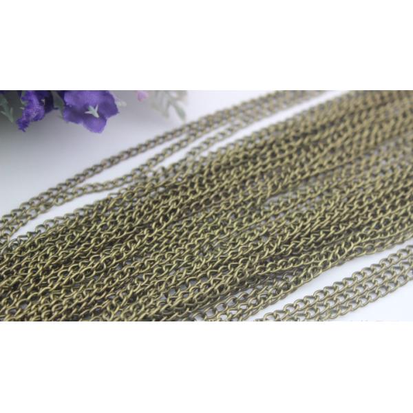 Cheap small 3 mm width iron gold decorative bag accessories metal shoulder chains for handbags