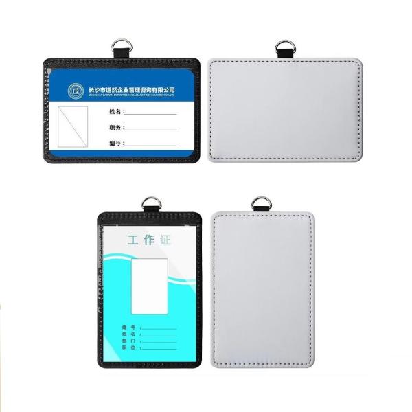 DIY サブライメーション ブランク サブライメーション レザー ID カードホルダー