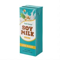 Boisson gazeuse à saveur originale moins sucrée Embouteillage OEM ODM Prêt à boire pour 250 ml Boisson au lait de soja