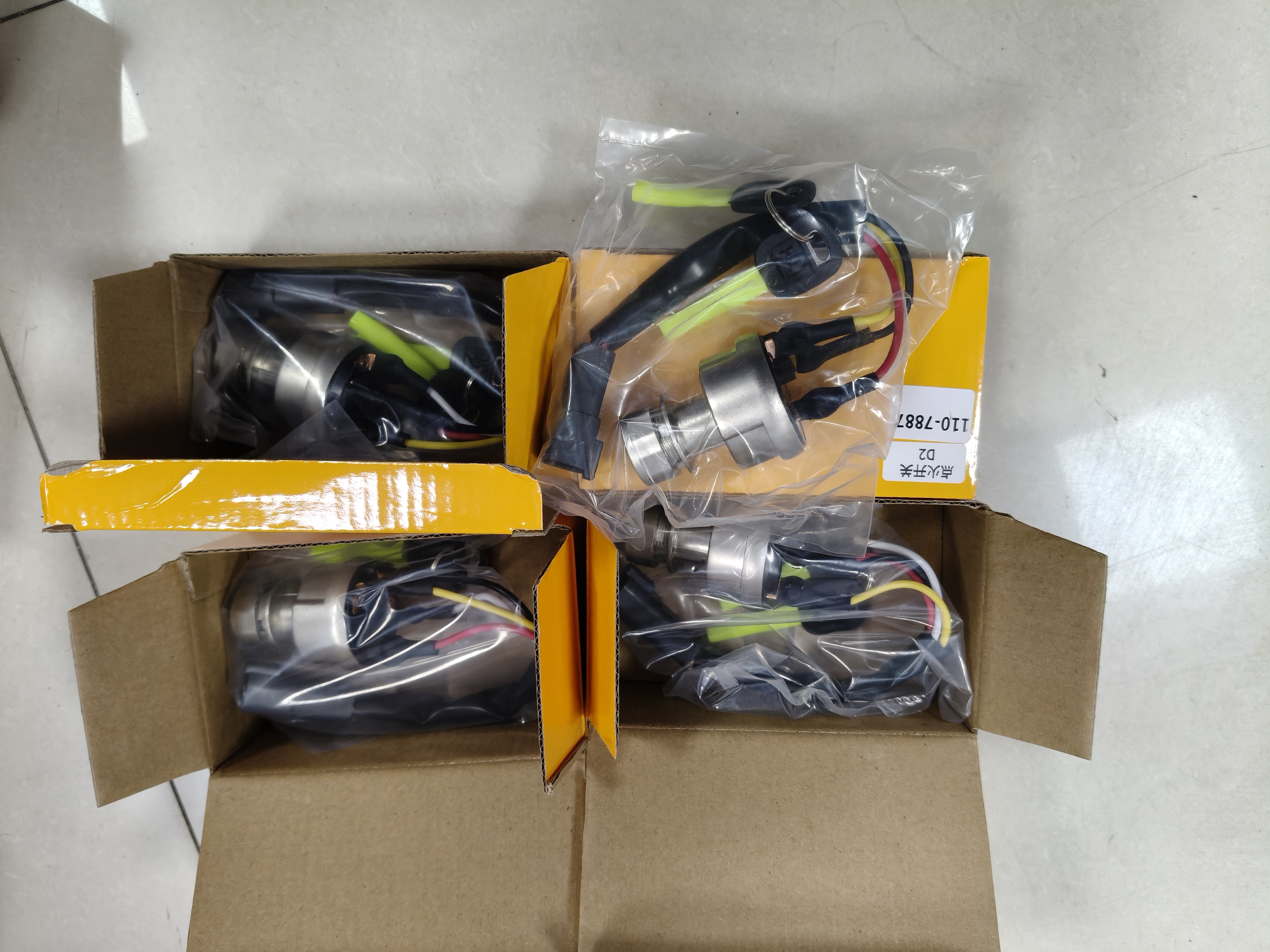 Ignition Switch 110‑7887 1107887 With 2 Keys For CAT 216B 226B 246B Backhoe Loader Excavator Parts