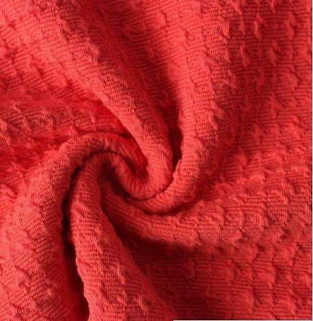 2018 Alanna high quality polyester bubble fabrics(Poly Jacquard Bubble Design