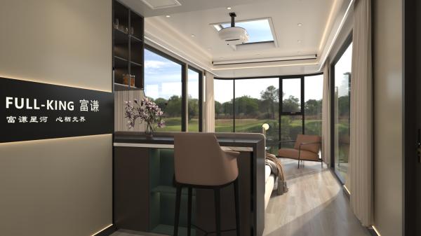 Eco-Friendly Portable Mobile Home Container House With Bathroom Kitchen Luxury Smart Prefab House Villa Capsule House
