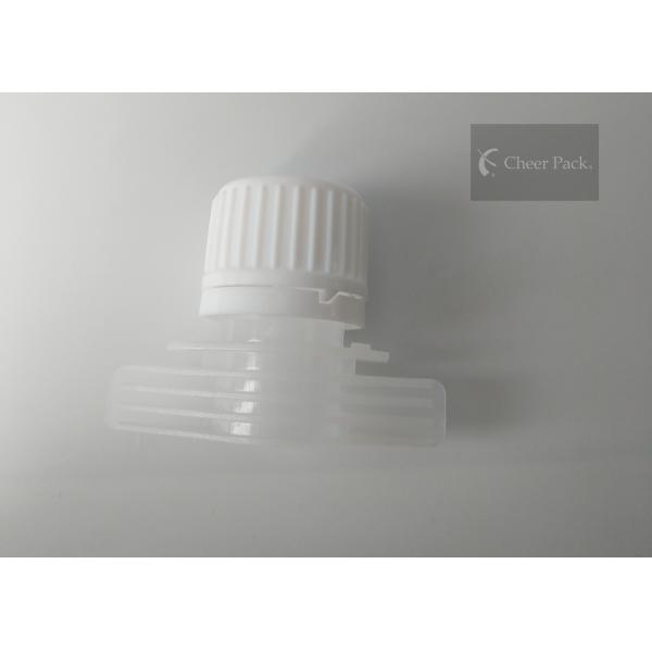 Casquillo negro/blanco del top de la torsión para el bolso líquido del lavadero plástico, tamaño modificado para requisitos particulares