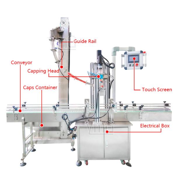 ПЭТ шампунь бутылки закрывающий скрутить от крышки Производственная линия 5000 мл ведра уплотнительной крышки