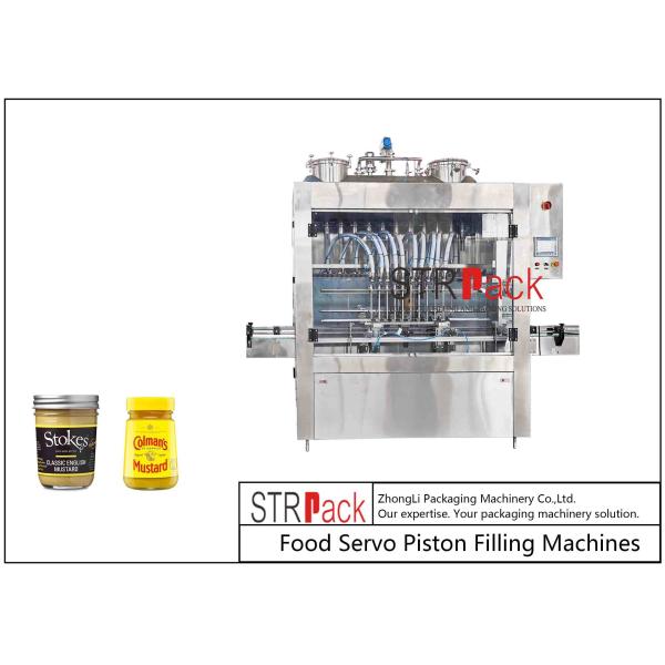 Автоматическая машина завалки бутылки пищевого масла мустарда индивидуально сработала