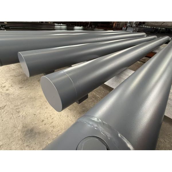 1560mm Stroke Hard Chrome Plated Telescopic Cylinder With Grey Painting ODM OEM